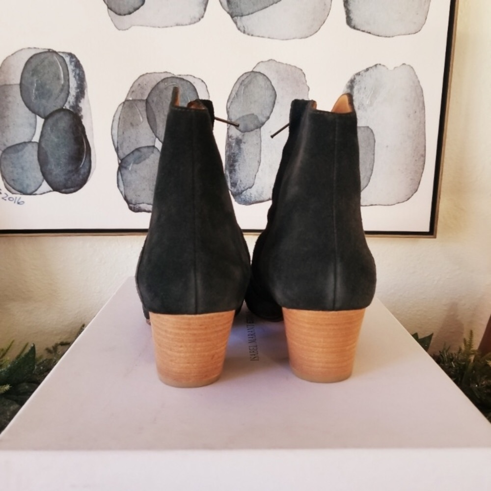 Isabel Marant dicker faded charcoal grey boots 35 - Picture 4 of 10